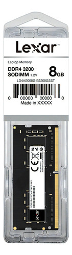 Memoria Sodimm notebook 8gb Ddr4 3200 Mhz Value Lexar - Image 2