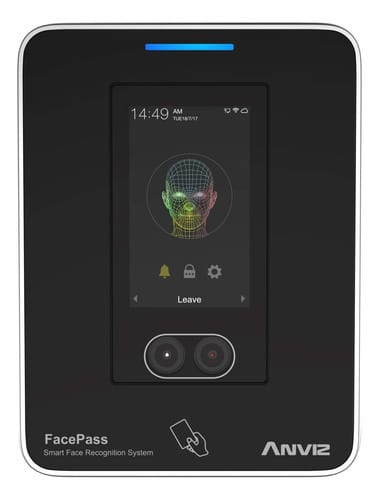 Control presentismo biométrico Anviz Facepass7pro