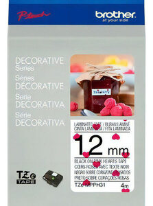 Cinta Brother Tze-mpph31 12mm Rotuladoras