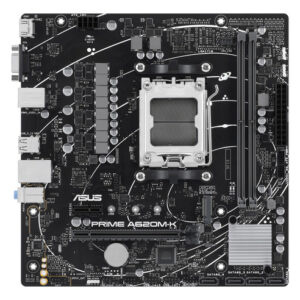 Mother Asus A620m-k Csm Amd Pcie 4.0 M.2 Ddr5 Hdmi M-atx Color Negro