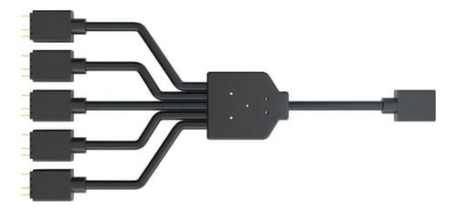 Cable Conector Splitter Argb 1 A 5 Cooler Master 3 Pines 5v