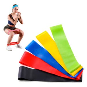 Bandas Elasticas Kit 5 Resistencias Pilates Fitness Kjb01
