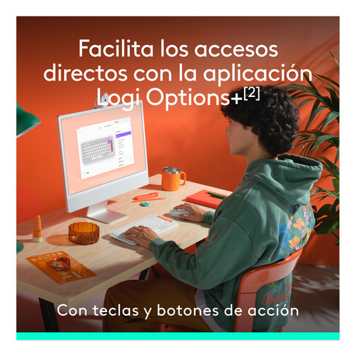 Teclado y Mouse inalámbrico Logitech Pop Icon - Image 4