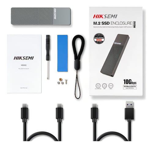 Case Externo ssd M.2 Nvme Y Sata Hiksemi Md202 - Image 2