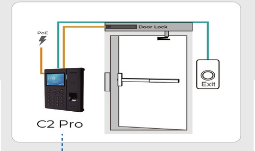 Control Asistencia Anviz C2 Pro Huella Rfid Poe Wifi 125khz - Image 2