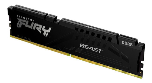Memoria Ram Fury Beast Gamer Color Negro 16gb 1 Kingston Kf552c40bb-16 - Image 2