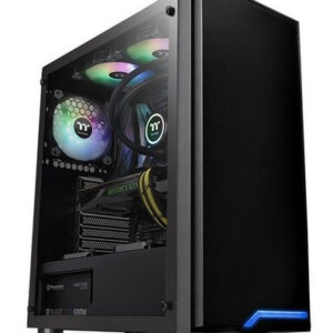 GABINETE THERMALTAKE H100 TG BLACK BLUE LED