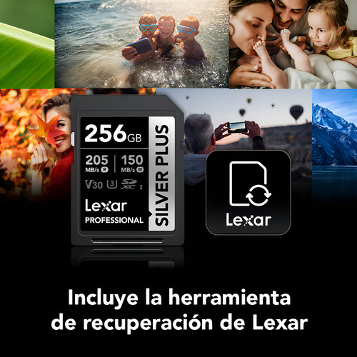 Tarjeta Memoria Lexar profesional Silver Sdxc 256gb V30 4k - Image 7
