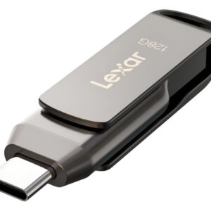 Pendrive Lexar Jumpdrive D400 128gb Dual Usb-c Usb-a Color Gris