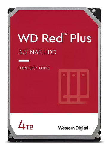 Disco Rigido Nas Wd Red Plus 4tb Wd40efpx Sata 256mb Cache