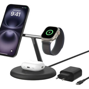 Cargador Magnetico Belkin Boostcharge Pro Stand 3en1 Qi2 15w