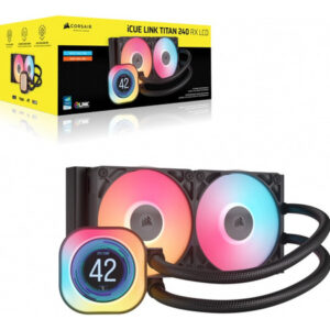 Enfriamiento Líquido Corsair Icue Linktitan 240 Rx Lcd Argb