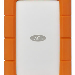 Disco Duro Externo Lacie Rugged 2tb Usb-c 3.2 Hasta 130mb/s Resiste Presión, Golpes Y Lluvia - Compatible Con Thunderbolt 4 E iPad Stfr2000800 Naranja