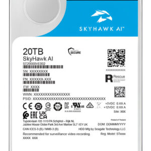 Disco Rigido 20tb Seagate 512mb St20000ve003 Vigilancia