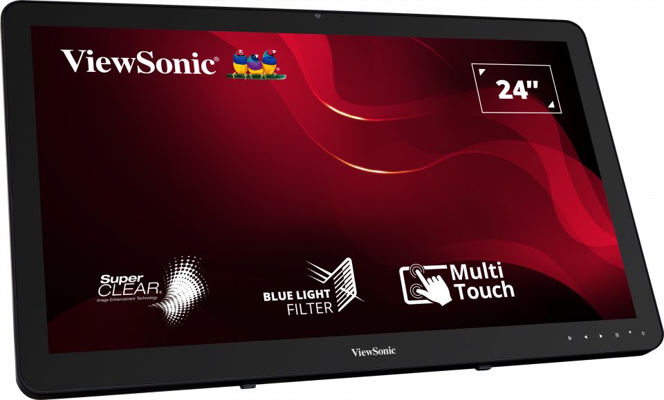 Monitor Táctil 24" ViewSonic TD2430 10 Puntos Multi-Touch
