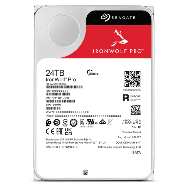 HDD Seagate IronWolf Pro 24TB NAS ST24000NT002