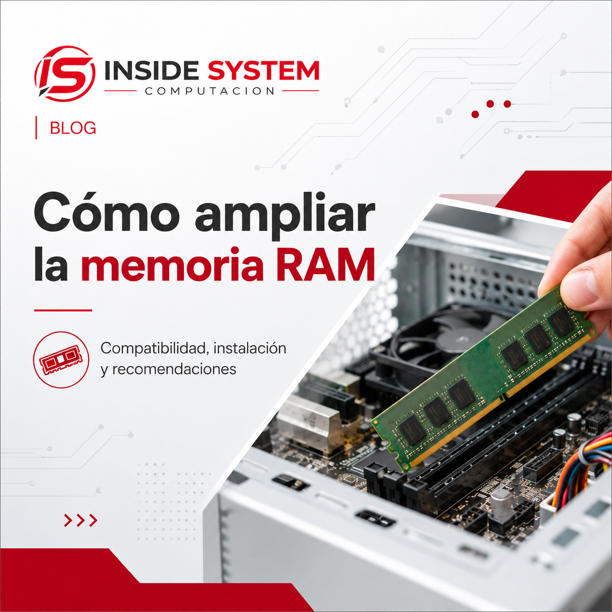 cómo ampliar la memoria RAM