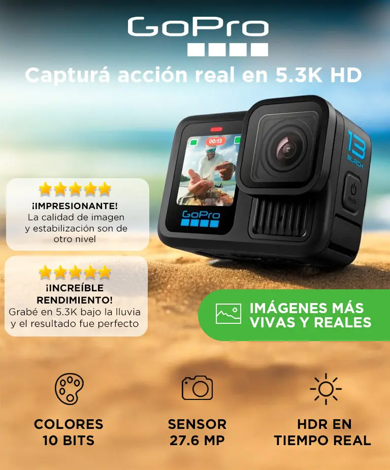 Webcam GoPro Hero 13 Black CHDRB-134-TH - Imagen 2